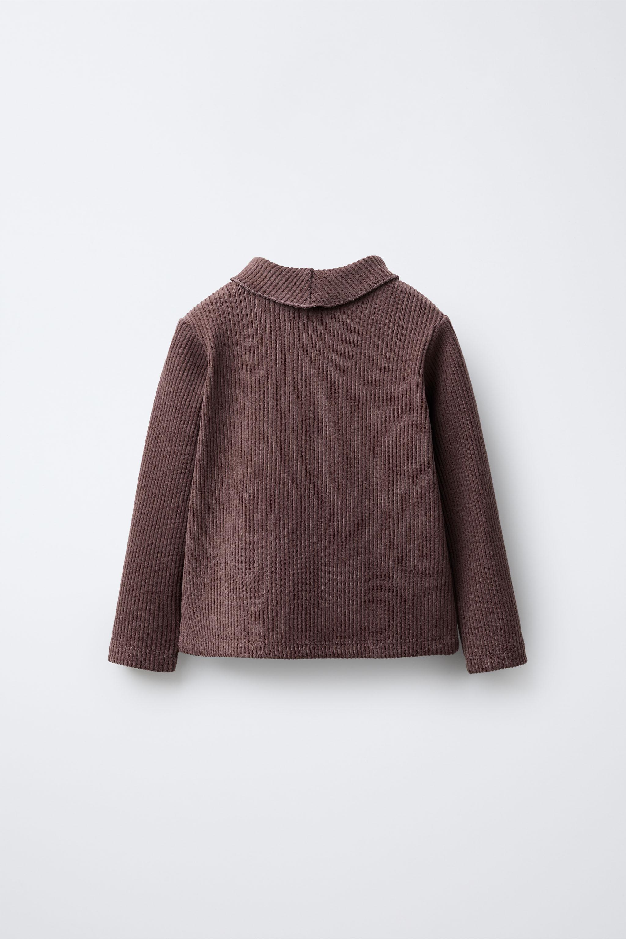 RIBBED TURTLENECK T-SHIRT